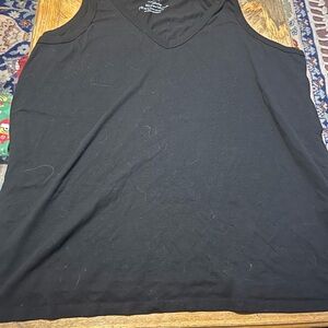 Torrid Black V-Neck Men's Tank Top